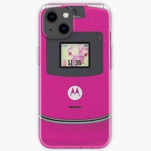 Motorola Razr-pink iPhone Case